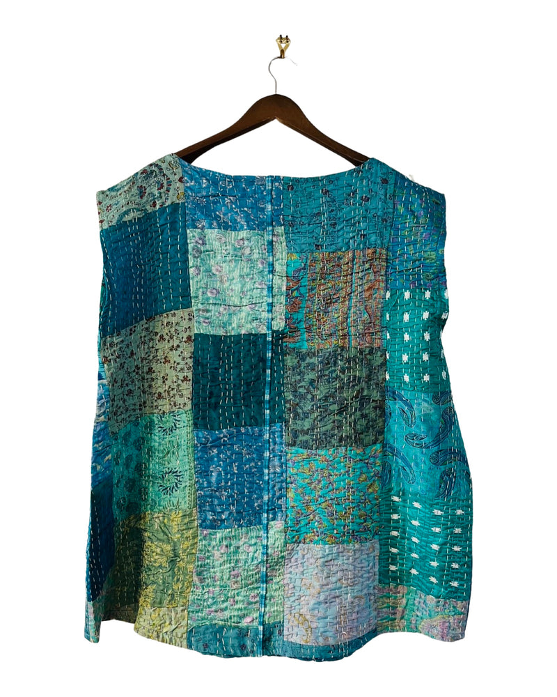 Patchwork Kantha Top