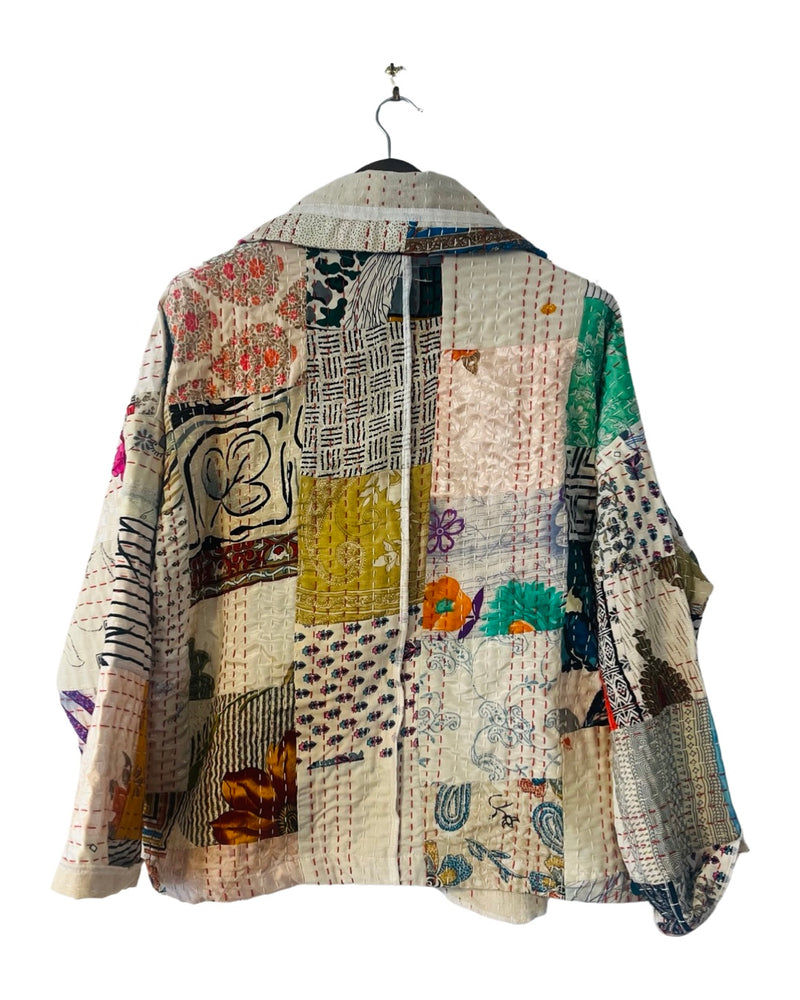 
            
                Load image into Gallery viewer, Silk Kantha Jacket
            
        