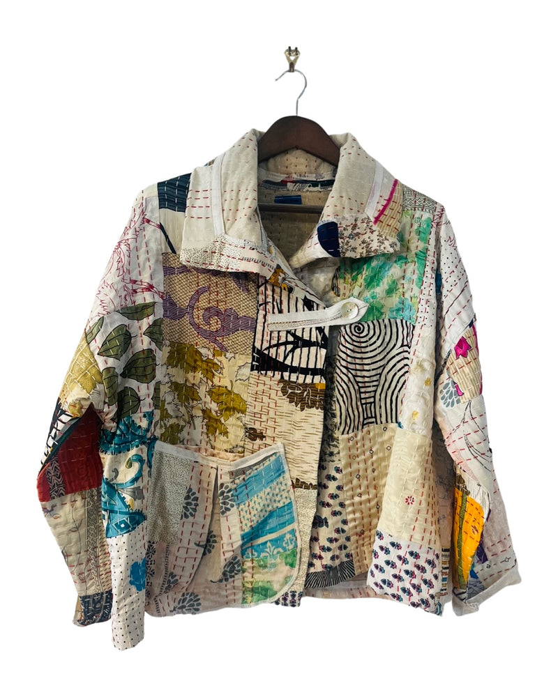 Silk Kantha Jacket