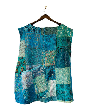 Patchwork Kantha Top