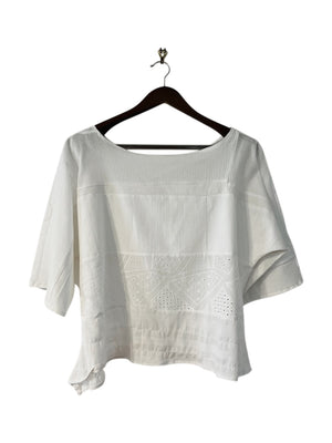 White Patchwork Top